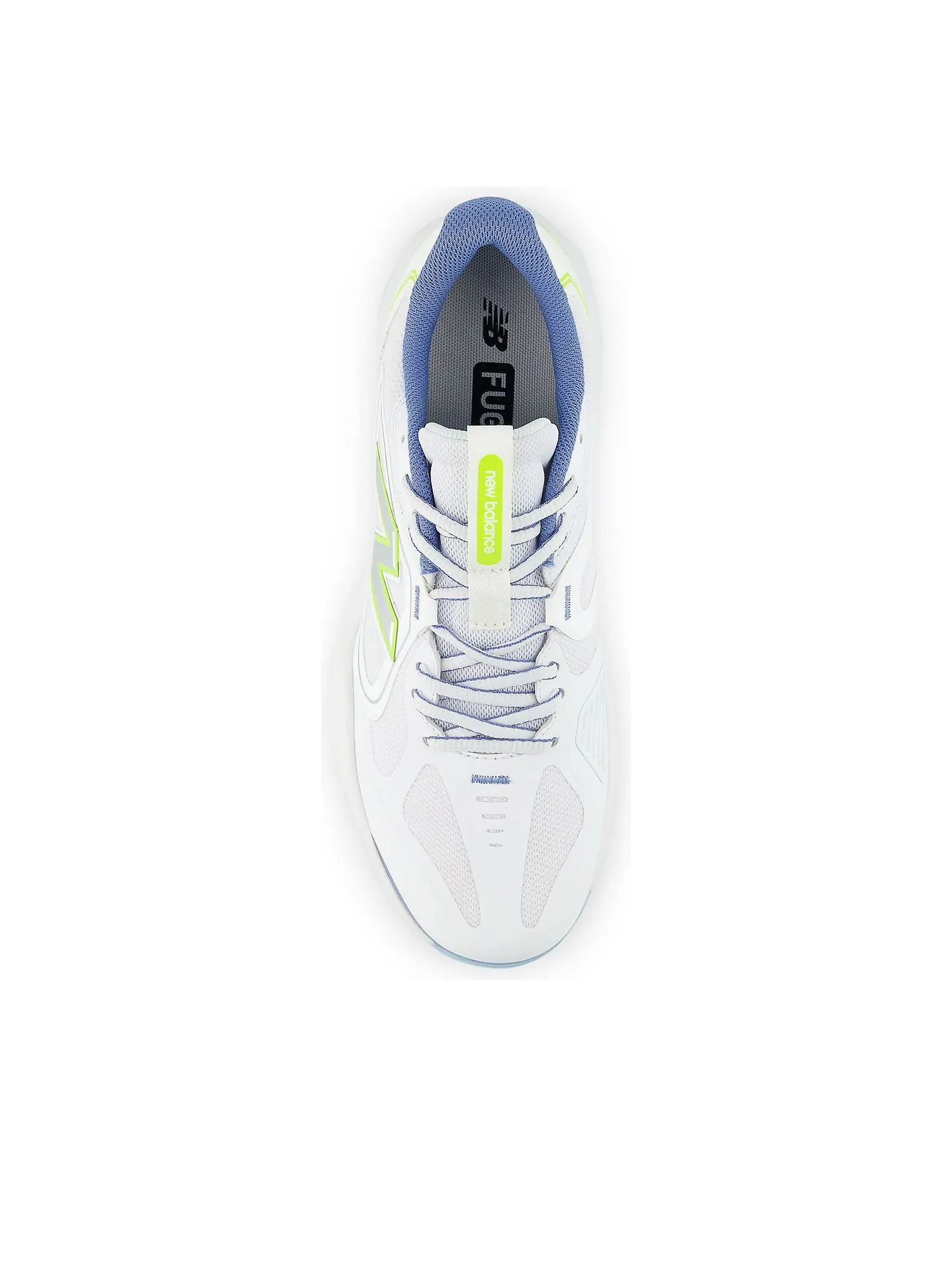 Кроссовки для пиклбола New Balance FuelCell 796v5 'White Alkaline Green' — изображение 3 из 5, белый/зеленый/синий
