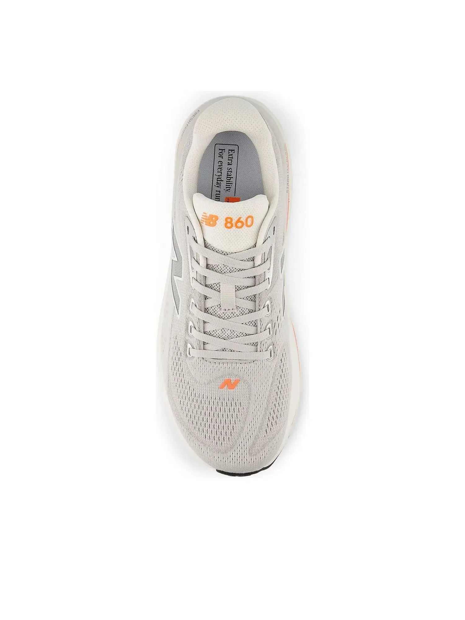 Мужские кроссовки с технологией Fresh Foam New Balance Fresh Foam X 860 v15 Grey Sea Salt — изображение 3 из 5, серый