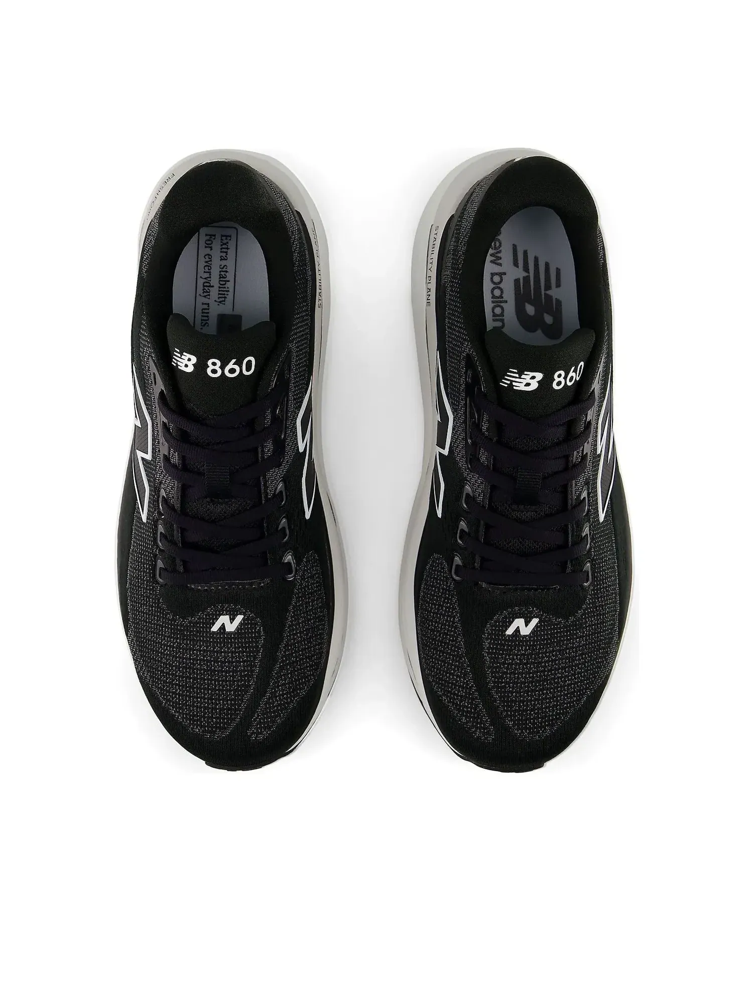 Кроссовки New Balance Fresh Foam X 860 v15 'Black White' M8607GW — изображение 3 из 6, черный