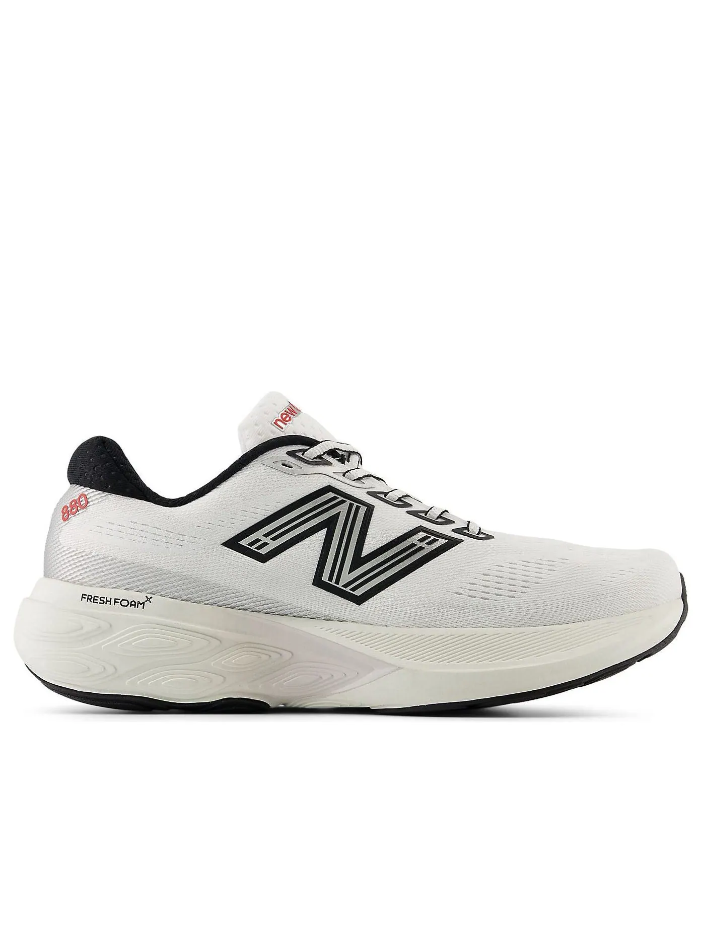 Кроссовки New Balance Fresh Foam X 880v15 'Run Nostalgic Pack - White Black' — изображение 2 из 6, белый/черный
