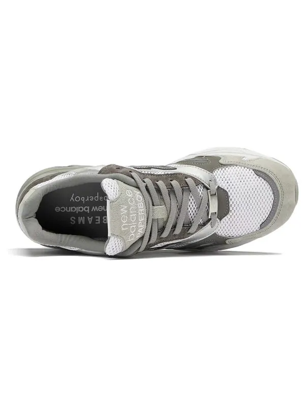Кроссовки beams x paperboy paris x 920 сделано в англии New Balance — изображение 4 из 4, серый/белый