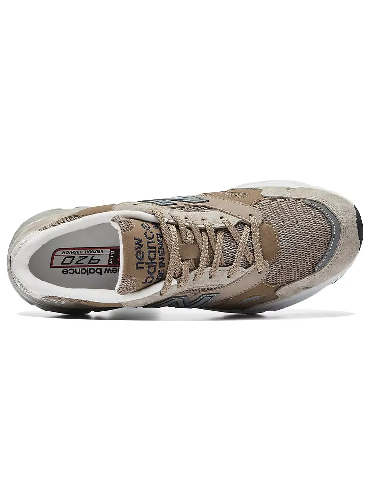Беговые кроссовки New Balance 920 Made in England 'Desert Pack - Beige' — изображение 3 из 4, коричневый