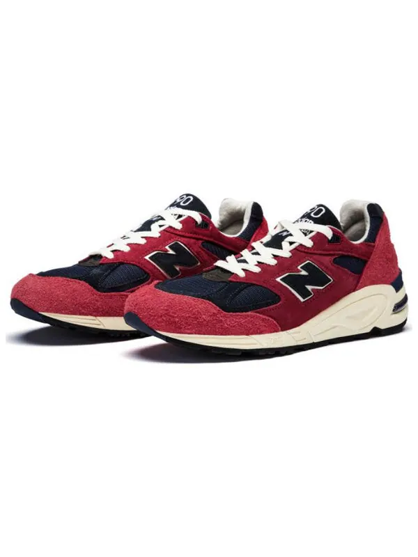 Кроссовки teddy santis x 990v2 сделано в сша New Balance — изображение 2 из 4, красный
