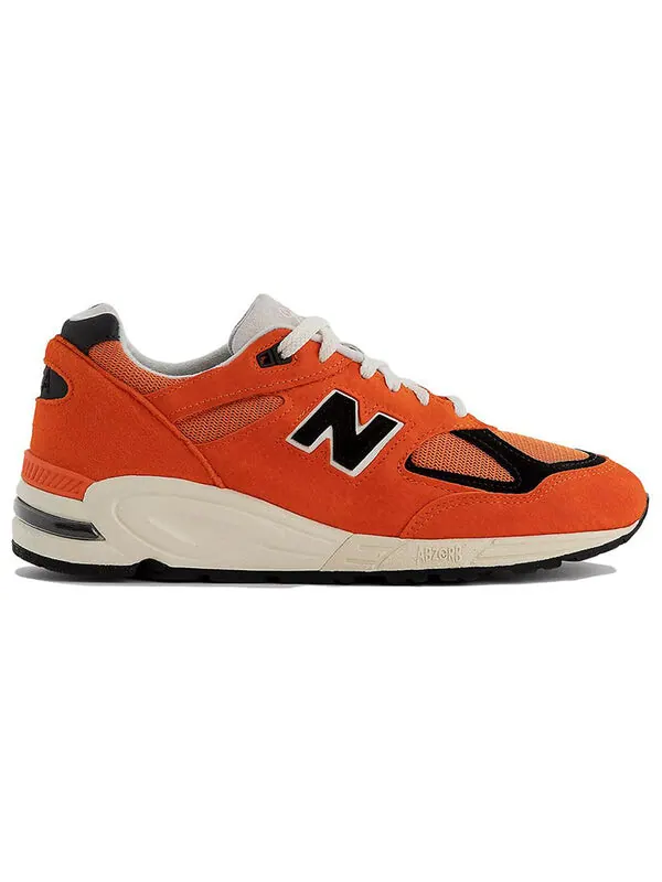 Кроссовки teddy santis x 990v2 сделано в сша New Balance — изображение 2 из 4, оранжевый/черный