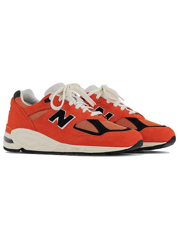 Кроссовки teddy santis x 990v2 сделано в сша New Balance — изображение 3 из 4, оранжевый/черный
