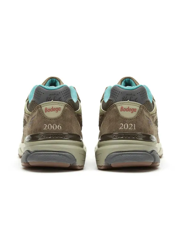 Кроссовки x bodega 990v3 сделано в сша New Balance — изображение 4 из 4, коричневый