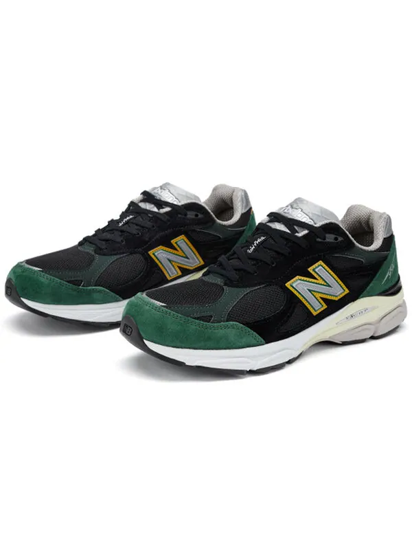 Кроссовки 990v3 сделано в США New Balance — изображение 2 из 4, черный/зеленый