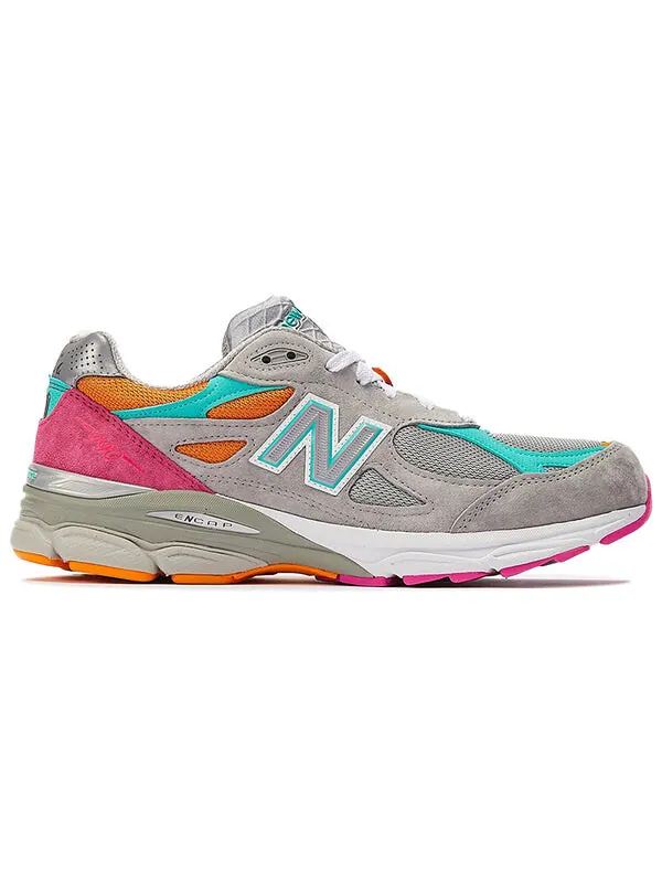 Кроссовки dtlr x 990v3 сделано в сша New Balance — изображение 2 из 4, серый/розовый