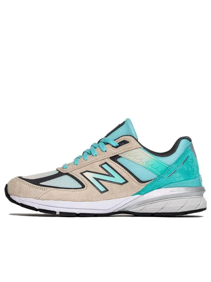 Кроссовки New Balance YCMC x 990v5 Made in USA 'Big Checks and No Stress' — изображение 1 из 2, бирюзовый