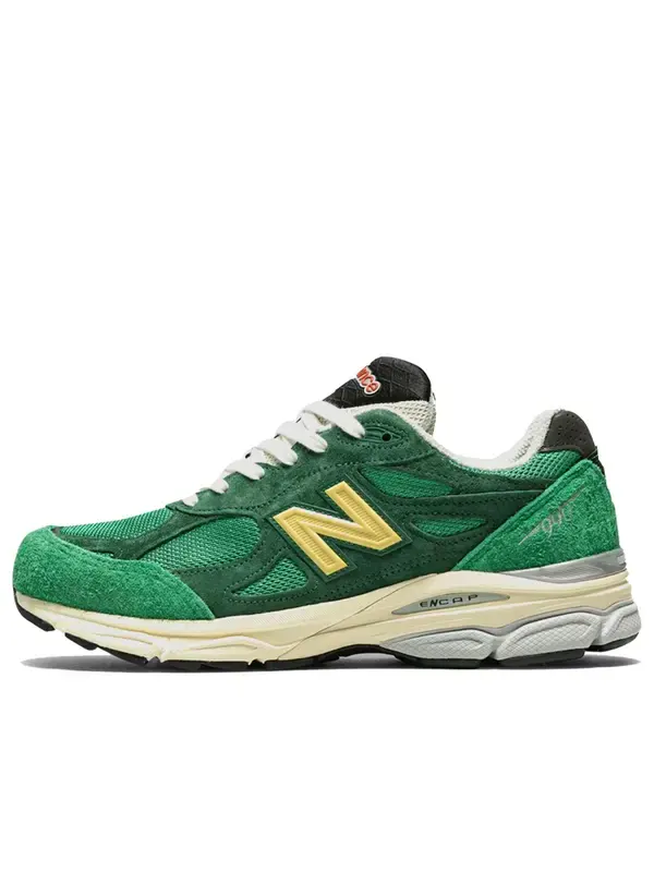 Кроссовки 990v3 New Balance — изображение 1 из 4, зеленый