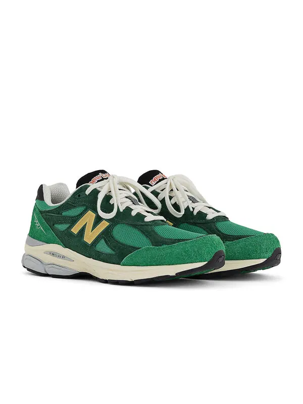 Кроссовки 990v3 New Balance — изображение 3 из 4, зеленый