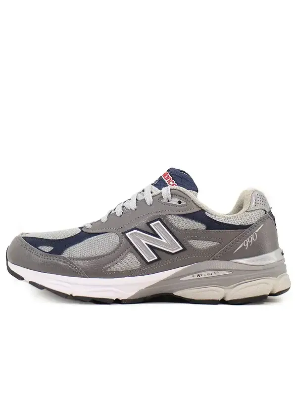 Кроссовки 990v3 сделано в США New Balance — изображение 1 из 4, серый/темный синий