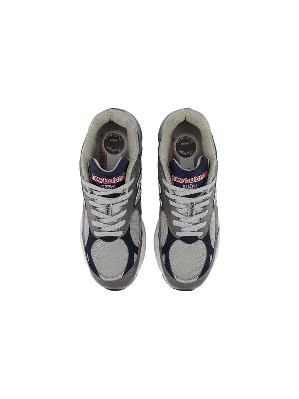 Кроссовки 990v3 сделано в США New Balance — изображение 3 из 4, серый/темный синий