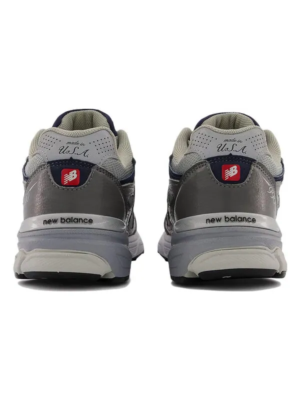 Кроссовки 990v3 сделано в США New Balance — изображение 4 из 4, серый/темный синий