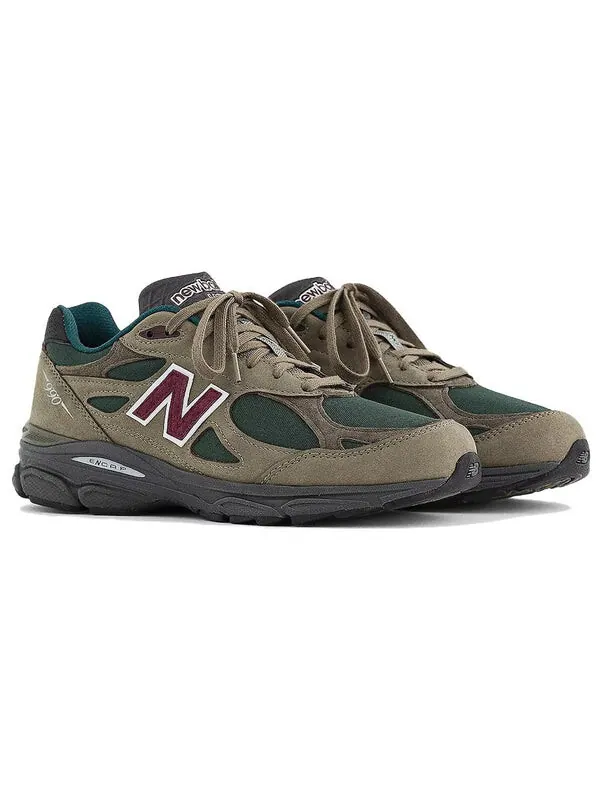 Кроссовки 990v3 x teddy santis сделано в сша New Balance — изображение 3 из 4, коричневый/зеленый