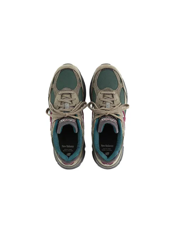Кроссовки 990v3 x teddy santis сделано в сша New Balance — изображение 4 из 4, коричневый/зеленый