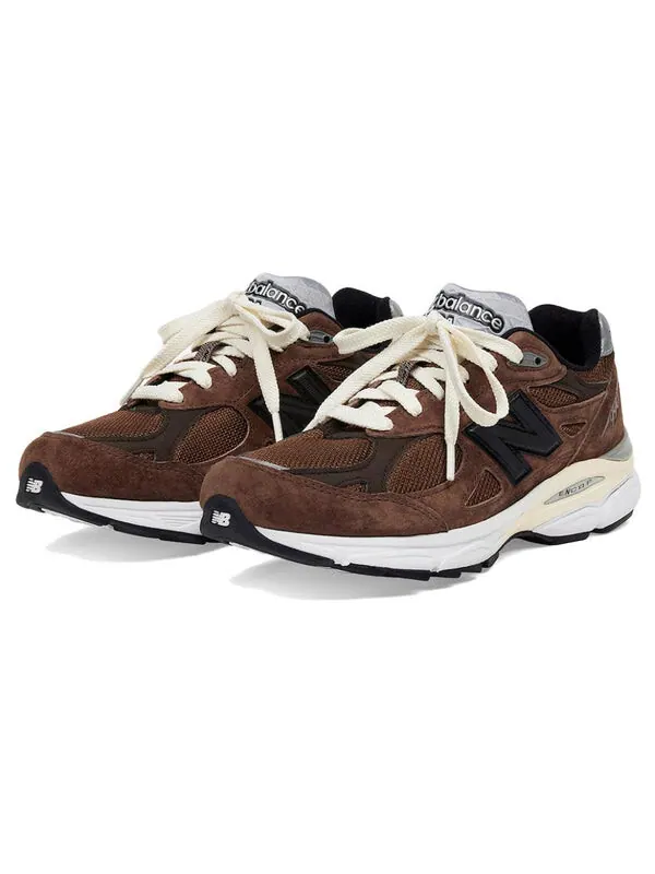 Кроссовки x jjjjound 990v3 сделано в сша New Balance — изображение 2 из 4, коричневый/коричневый