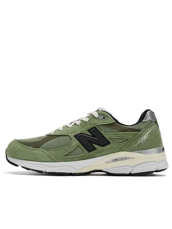 Кроссовки x jjjjound 990v3 made in usa 'olive' New Balance — изображение 1 из 4, зеленый