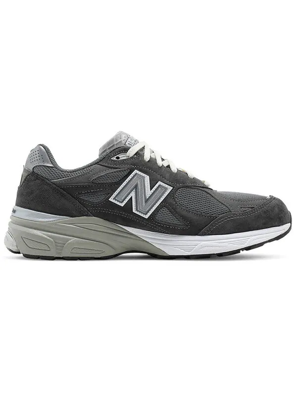 Кроссовки x kith 990v3 сделано в сша New Balance — изображение 2 из 4, темный серый/белый