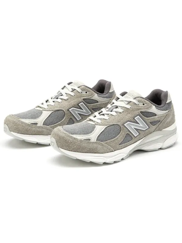 Кроссовки levi's x 990v3 made in usa 'elephant skin' New Balance — изображение 2 из 4, серый
