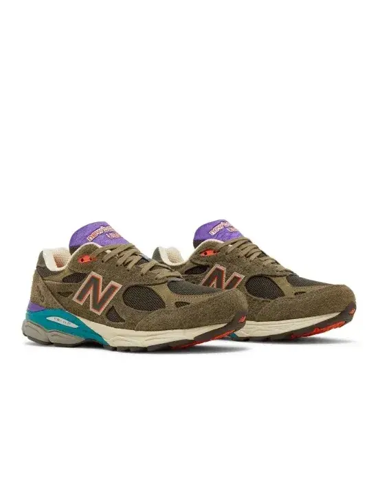 Кроссовки ycmc x 990v3 сделано в сша New Balance — изображение 2 из 4, оливковый зеленый