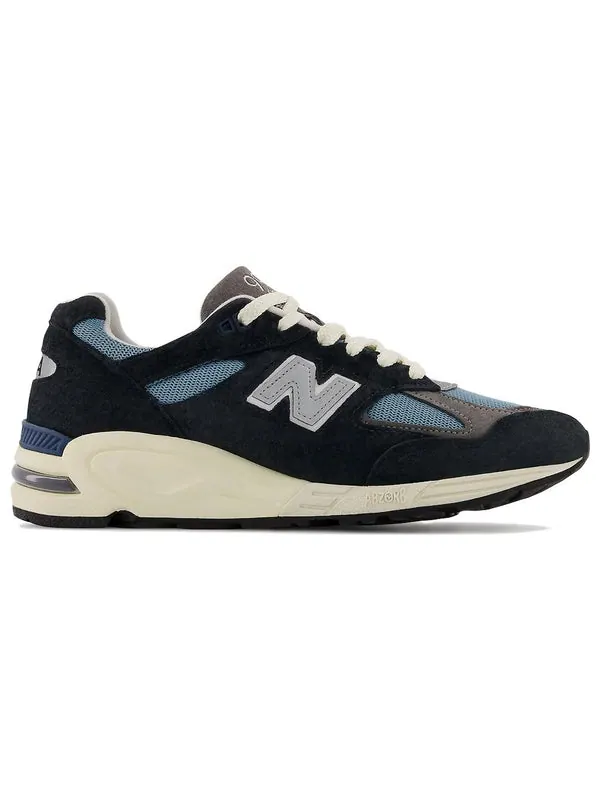 Кроссовки teddy santis x 990v2 сделано в сша New Balance — изображение 2 из 4, синий/серый/белый