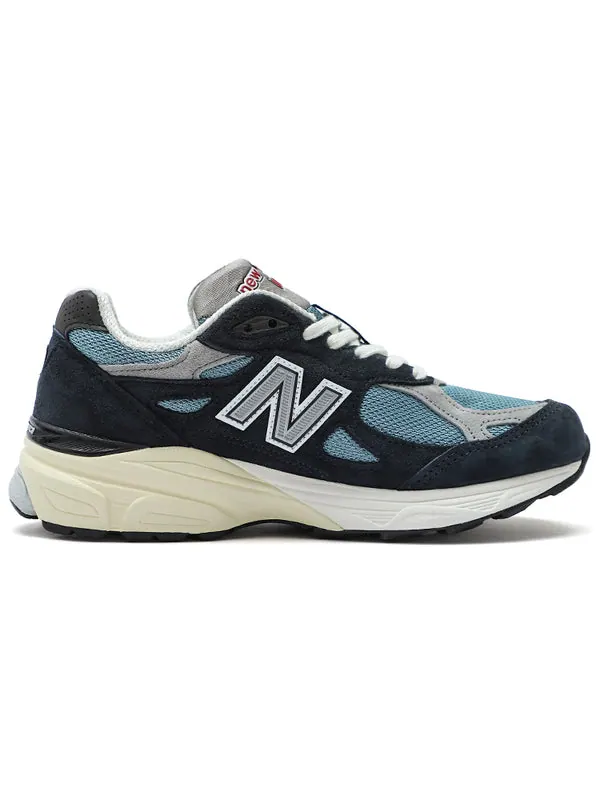 Кроссовки teddy santis x 990v3 made in usa 'navy' New Balance — изображение 2 из 4, черный/синий