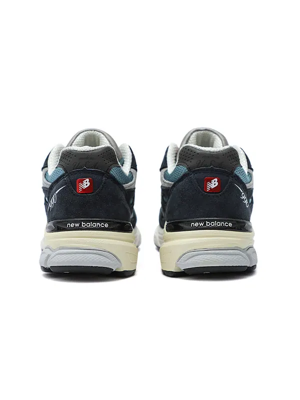 Кроссовки teddy santis x 990v3 made in usa 'navy' New Balance — изображение 4 из 4, черный/синий