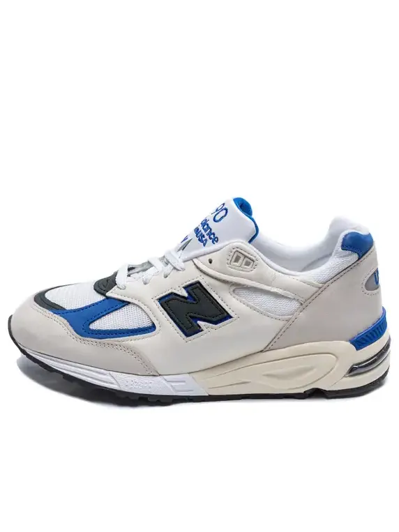 Кроссовки teddy santis x 990v2 сделано в сша New Balance — изображение 1 из 4, белый/синий