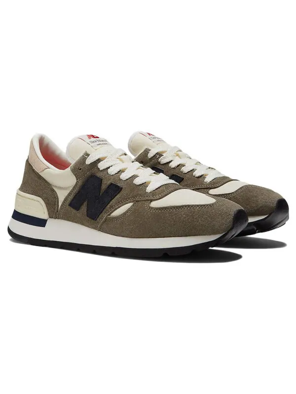 Кроссовки teddy santis x 990v1 сделано в сша New Balance — изображение 3 из 4, коричнево-кремовый