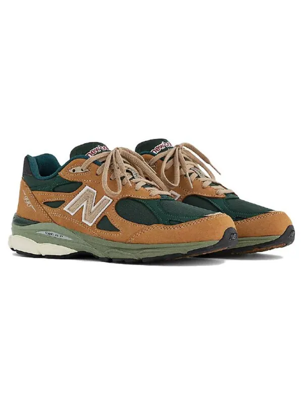 Кроссовки teddy santis x 990v3 сделано в сша New Balance — изображение 3 из 4, коричневый/черный