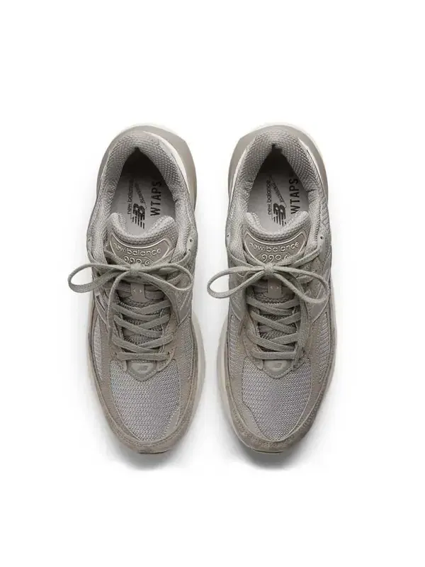 Кроссовки x wtaps 990v6 сделано в сша New Balance — изображение 4 из 4, серый/белый