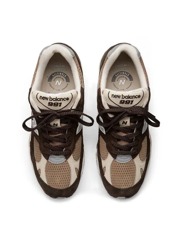 Кроссовки 991 made in england finale pack 'delicioso' New Balance — изображение 4 из 4, серебристый/серый
