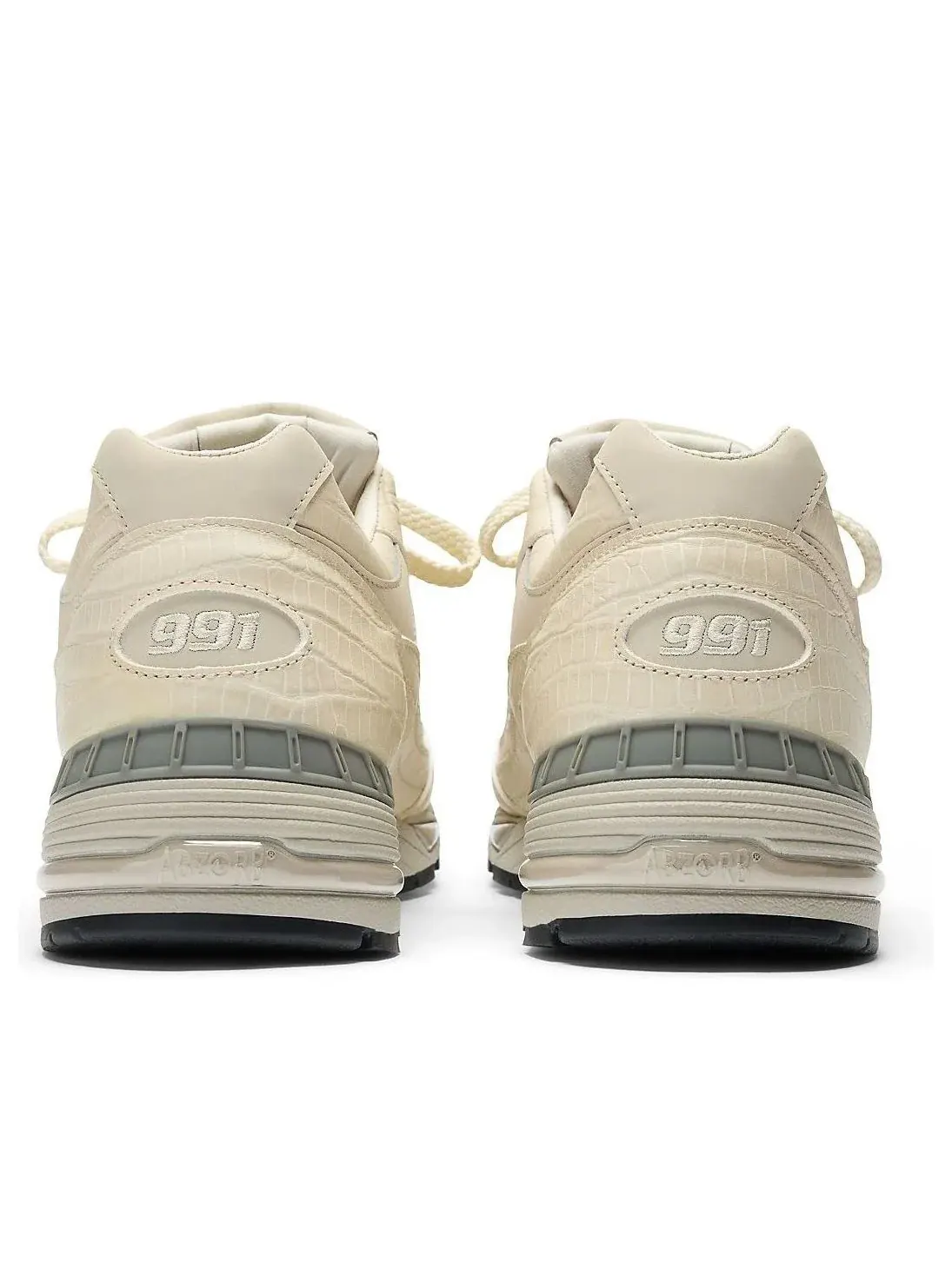 Кроссовки New Balance Made in UK 991v1 'Oyster Gray Pistachio Shell' — изображение 5 из 6, бежевый
