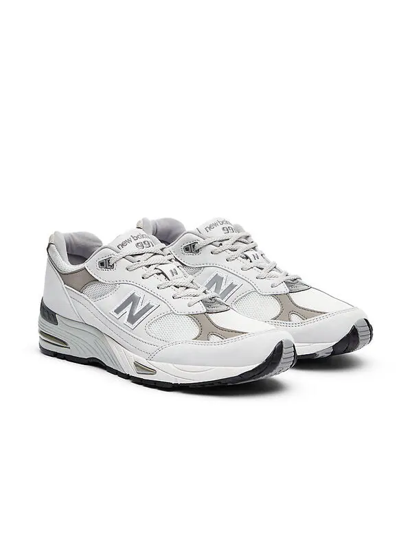 Кроссовки 991 New Balance — изображение 2 из 4, белый/серый/синий