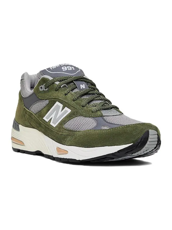Кроссовки 991 сделано в Англии New Balance — изображение 3 из 4, серый/зеленый
