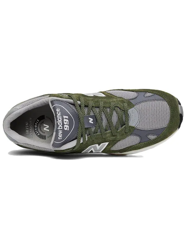 Кроссовки 991 сделано в Англии New Balance — изображение 4 из 4, серый/зеленый
