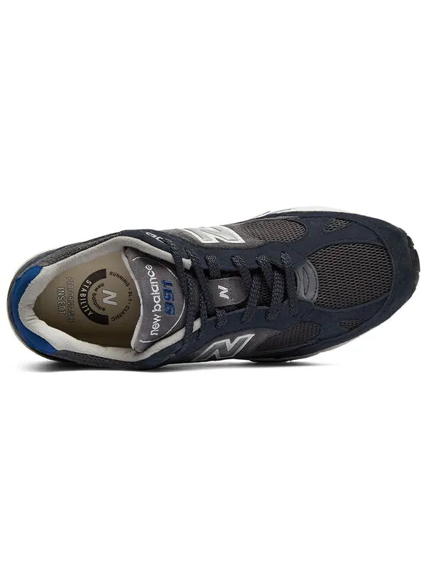 Кроссовки 991 сделано в Англии New Balance — изображение 3 из 4, серый/синий