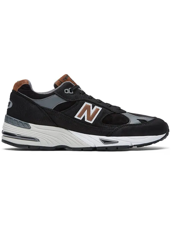 Кроссовки 991 сделано в Англии New Balance — изображение 2 из 4, черный/коричневый