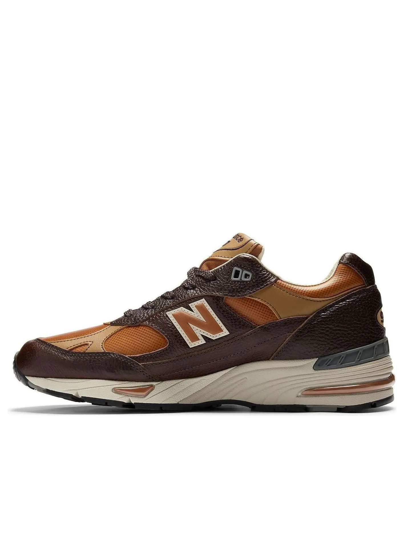 Кроссовки New Balance 991 'Chocolate Plum Caramel Cafe' — изображение 1 из 6, оранжевый