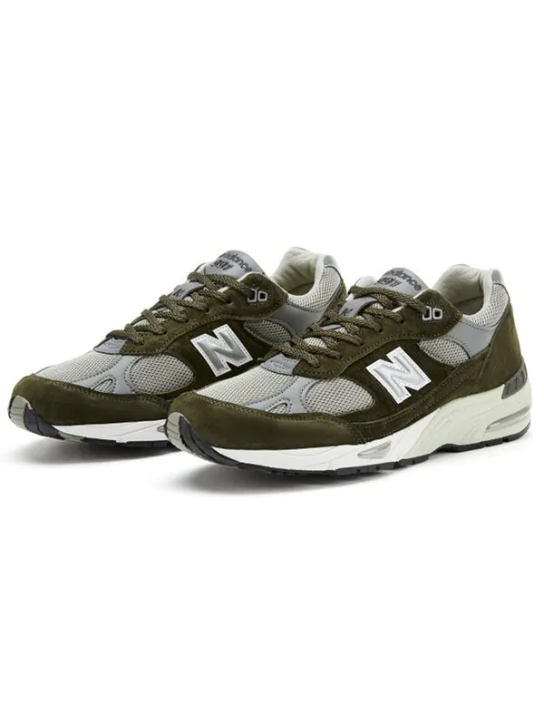 Кроссовки 991 сделано в Англии New Balance — изображение 2 из 4, коричневый/серый