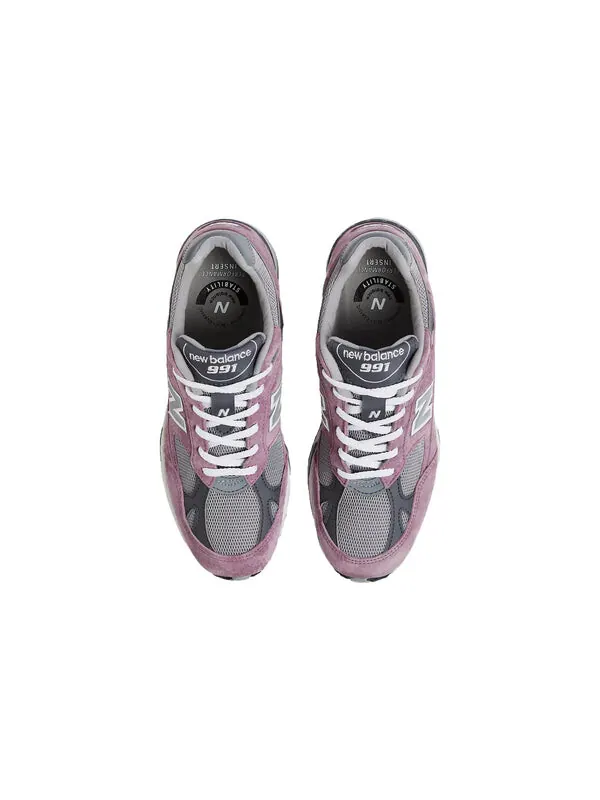 Кроссовки 991 сделано в Англии New Balance — изображение 4 из 4, розовый/серый