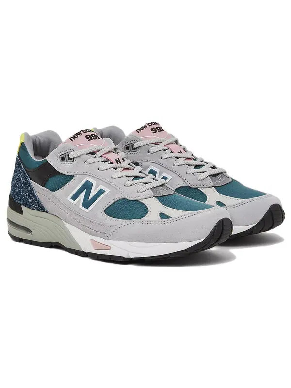 Кроссовки 991 New Balance — изображение 3 из 4, зеленый