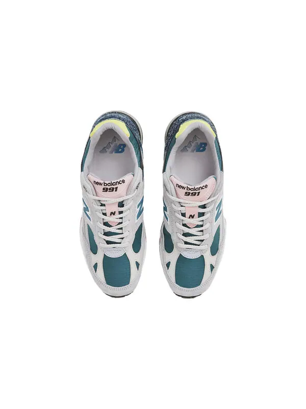 Кроссовки 991 New Balance — изображение 4 из 4, зеленый