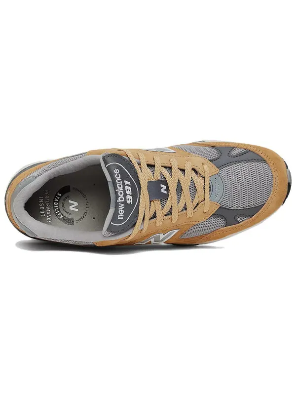 Кроссовки 991 сделано в Англии New Balance — изображение 4 из 4, желтый