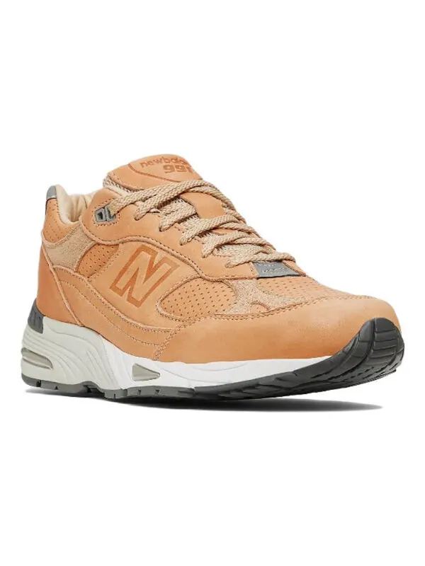 Кроссовки 991 New Balance — изображение 3 из 4, оранжевый/белый