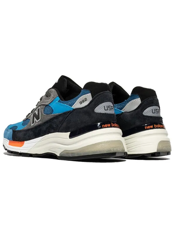 Кроссовки 992 сделано в сша New Balance — изображение 4 из 4, серый/синий