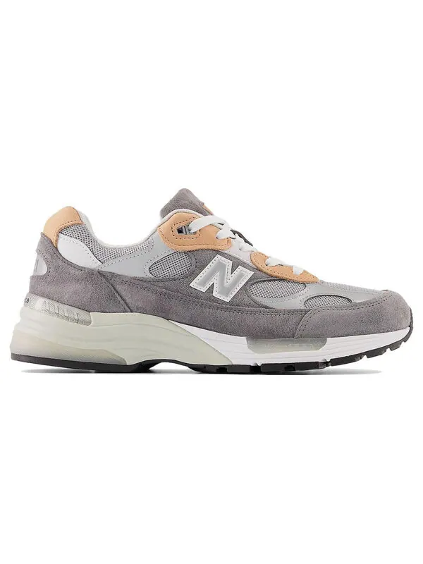 Кроссовки todd snyder x 992 made in usa '10th anniversary' New Balance — изображение 2 из 4, серый/оранжевый/белый