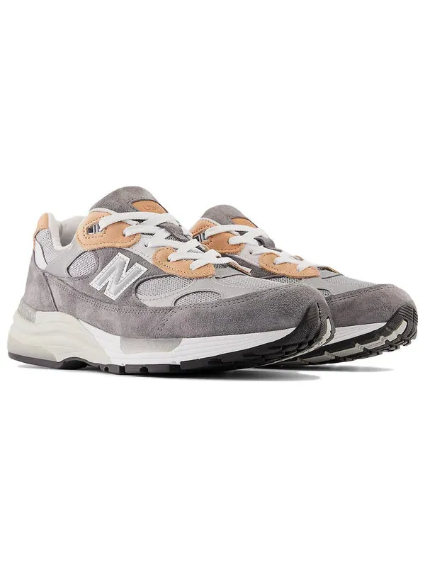 Кроссовки todd snyder x 992 made in usa '10th anniversary' New Balance — изображение 3 из 4, серый/оранжевый/белый