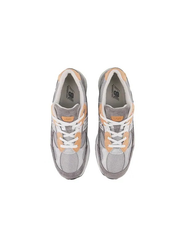 Кроссовки todd snyder x 992 made in usa '10th anniversary' New Balance — изображение 4 из 4, серый/оранжевый/белый